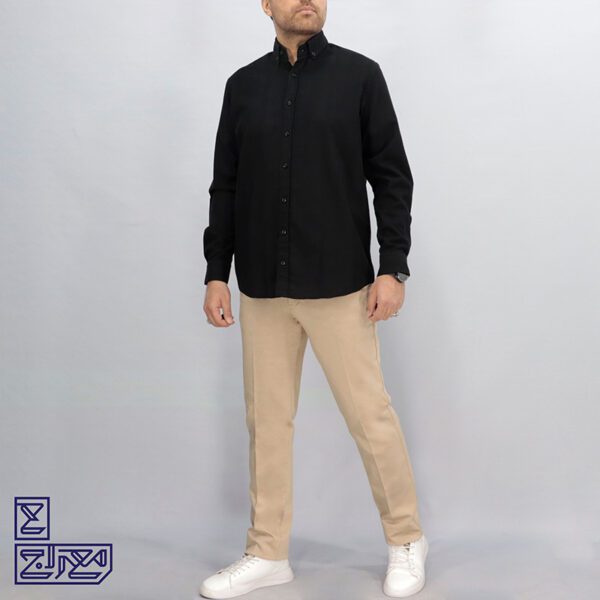 پیراهن پنبه ژاکارد راه راه