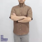 پیراهن کتان آستین کوتاه