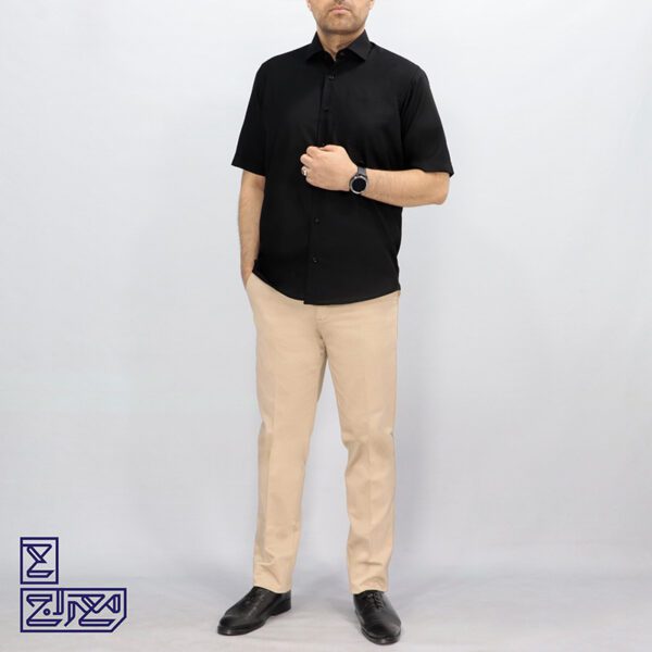 پیراهن مشکی تترون