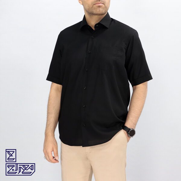 پیراهن مشکی تترون