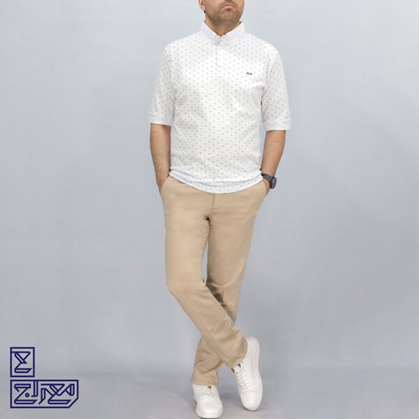 تیشرت پنبه جودون جاپی نقطه ای