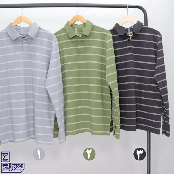 تیشرت‌‌ پنبه‌‌ جودون‌ رینگر آستین دار