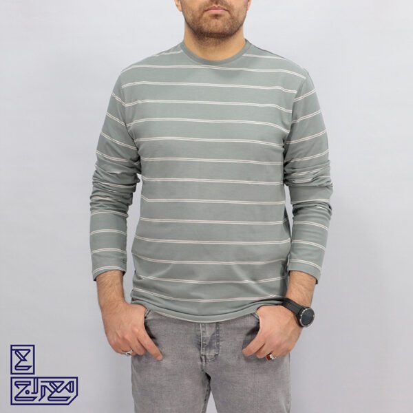 تیشرت پنبه رینگر یقه گرد