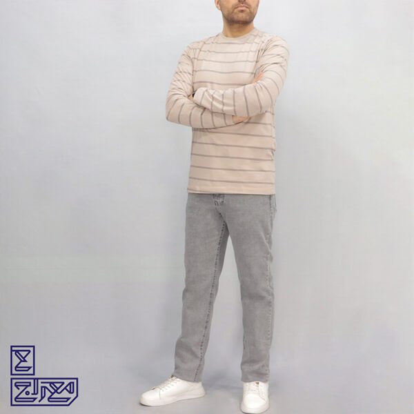 تیشرت پنبه رینگر یقه گرد