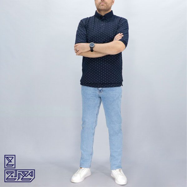 تیشرت پنبه جودون جاپی نقطه ای