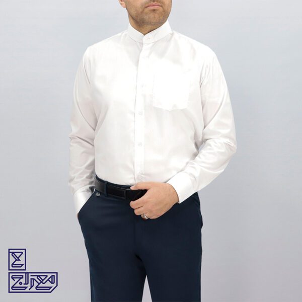 پیراهن تترون یقه دیپلمات