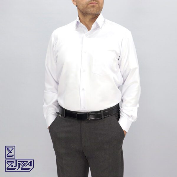 پیراهن کرپ یقه دار