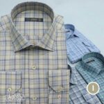 پیراهن مردانه تترون چهار خونه یقه دار