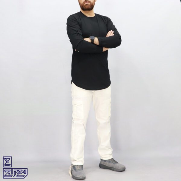 شلوار کتان کاغذی 6 جیب