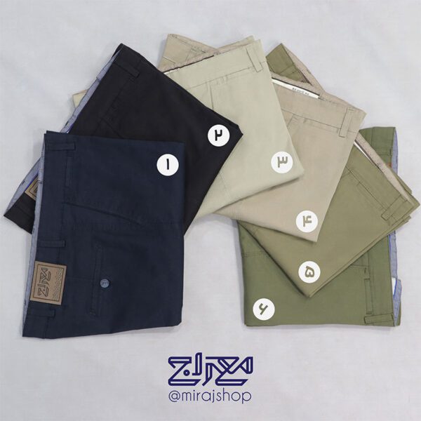 شلوار کتان کاغذی کشی