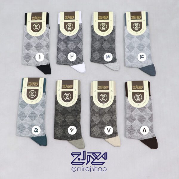 جوراب نانو و آنتی باکتریال ساقدار مردانه