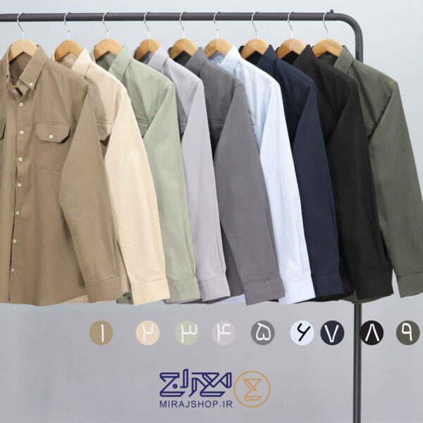 پیراهن کتان کش دوجیب