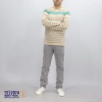 بلوز پنبه ای آنزیم شور یقه گرد