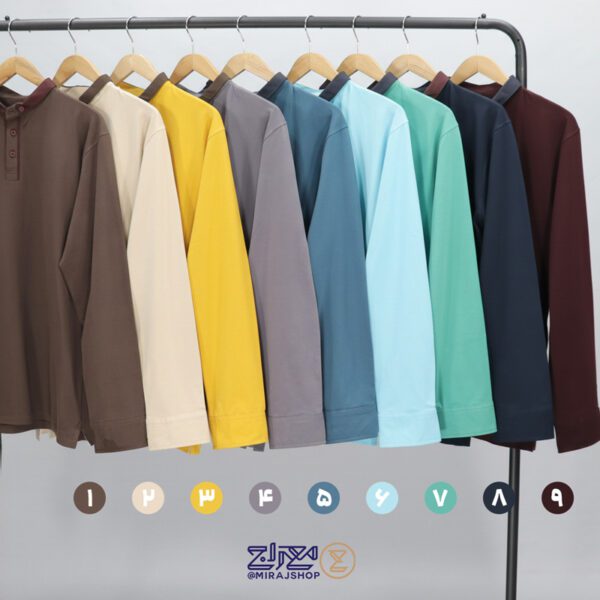 بلوز پنبه کشی ماراتن مردانه یقه اصفهانی