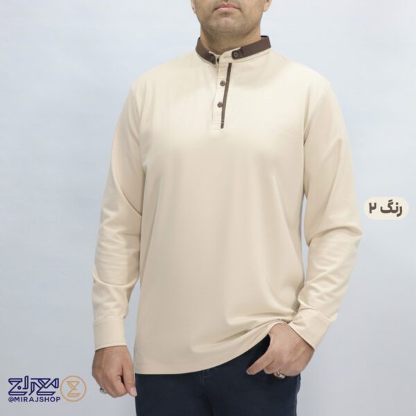 بلوز پنبه کشی ماراتن مردانه یقه اصفهانی