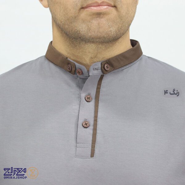 بلوز پنبه کشی ماراتن مردانه یقه اصفهانی