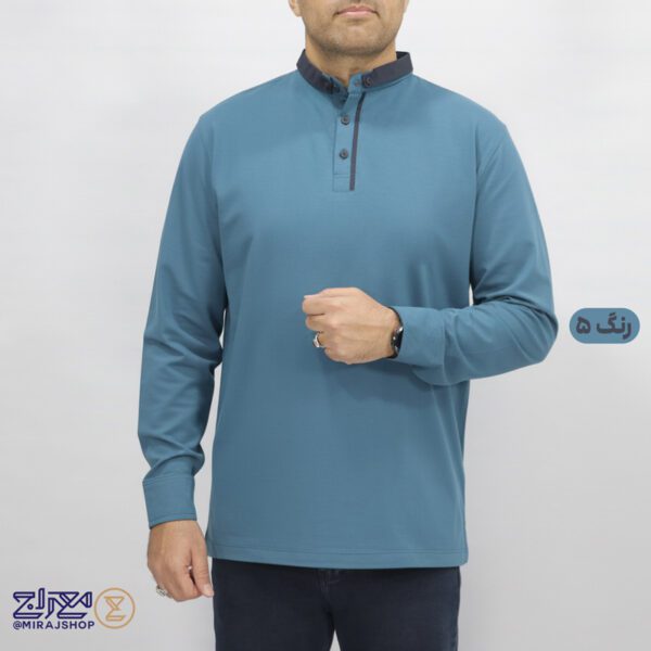 بلوز پنبه کشی ماراتن مردانه یقه اصفهانی