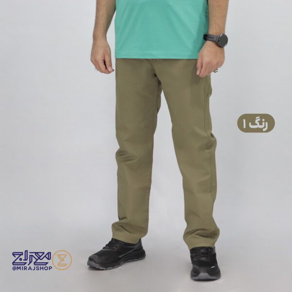شلوار کتان مردانه کاغذی کمر کش