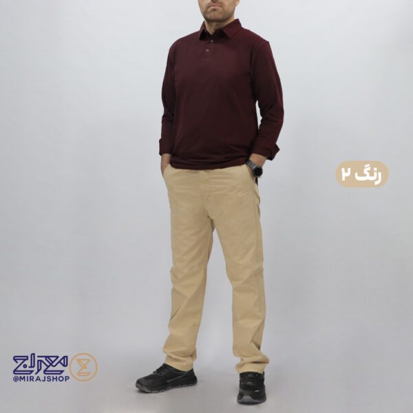 شلوار کتان مردانه کاغذی کمر کش