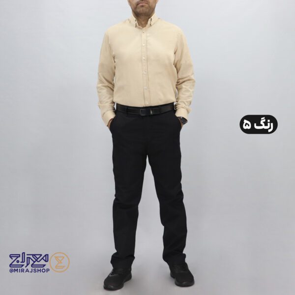 شلوار کتان مردانه کاغذی کمر کش