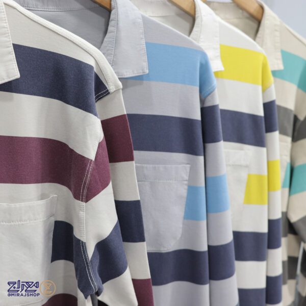 بلوز پنبه ای آنزیم شور یقه دار