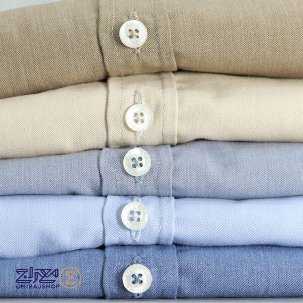 پیراهن تترون ملانژ مردانه