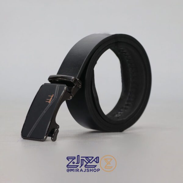 کمربندمردانه چرم طبیعی مدل مدل ریلی چالیک