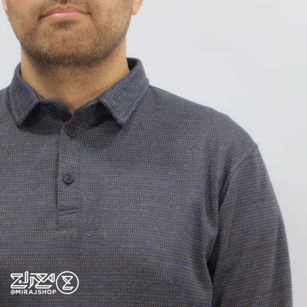 بلوز مردانه پنبه ژاکارد مچ پیراهنی