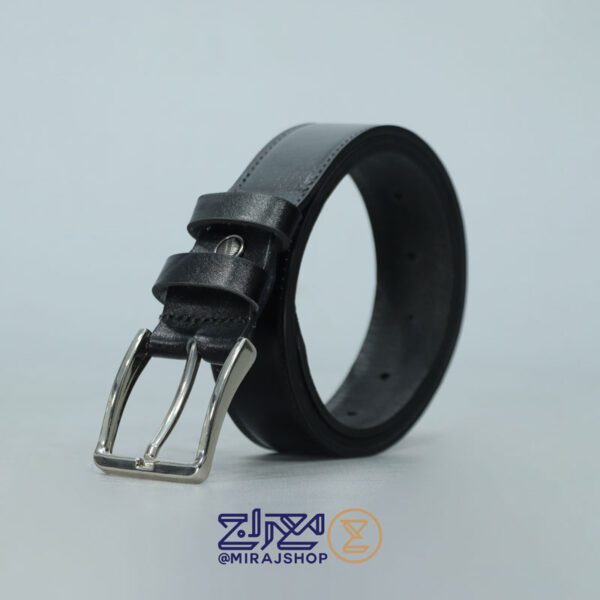 کمربندمردانه چرم طبیعی مدل زبانه دار