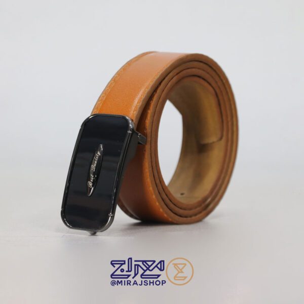 کمربندمردانه چرم طبیعی مدل پلاکی رادین