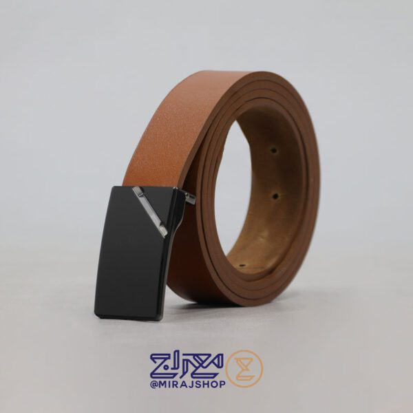 کمربندمردانه چرم طبیعی مدل پلاکی