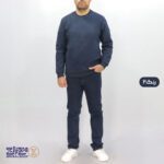 بلوز سلانیک مردانه پنبه ای یقه گرد