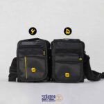 کیف دوشی برزنتی جلو نقاب مردانه