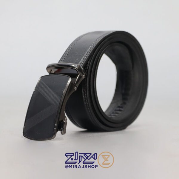 کمربندمردانه چرم طبیعی مدل ریلی