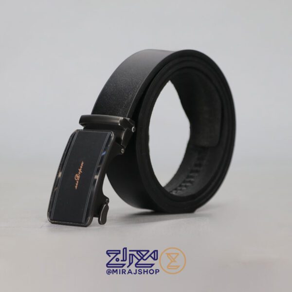 کمربندمردانه چرم طبیعی مدل مدل ریلی چالیک