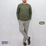 بلوز سلانیک مردانه پنبه ای یقه گرد