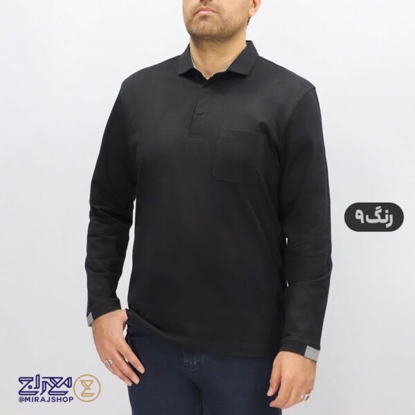 بلوز مردانه پنبه ای یقه دار