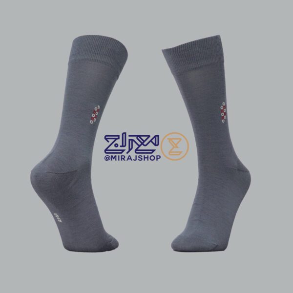 جوراب نانو و آنتی باکتریال ساقدار مردانه اشکی