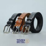 کمربندمردانه چرم طبیعی مدل زبانه دار