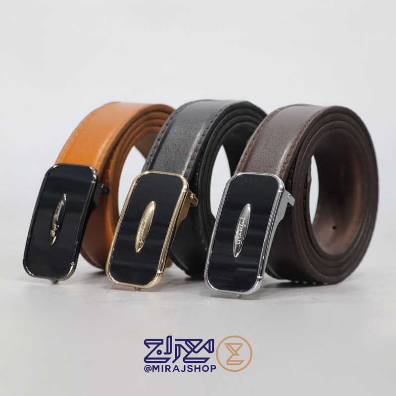 صفحه نخست 34 کمربندمردانه چرم طبیعی مدل پلاکی رادین