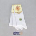 جوراب مردانه دو سیلندر نانو آنتی باکتریال ساقدار  سفید - Image 4