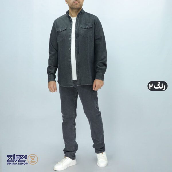 پیراهن پنبه جین مردانه
