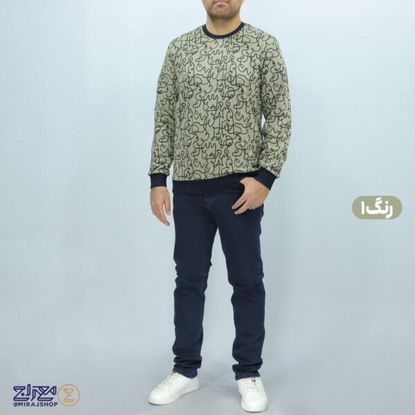 بلوز پنبه ژاکارد پاییزه مردانه