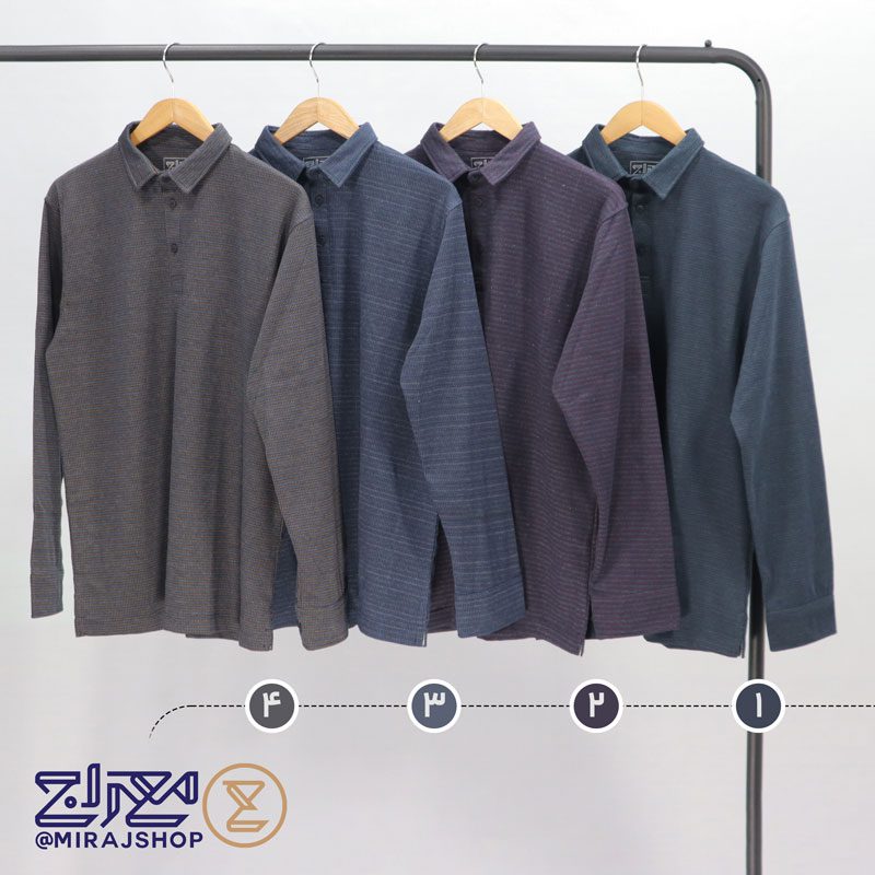 بلوز مردانه پنبه ژاکارد مچ پیراهنی