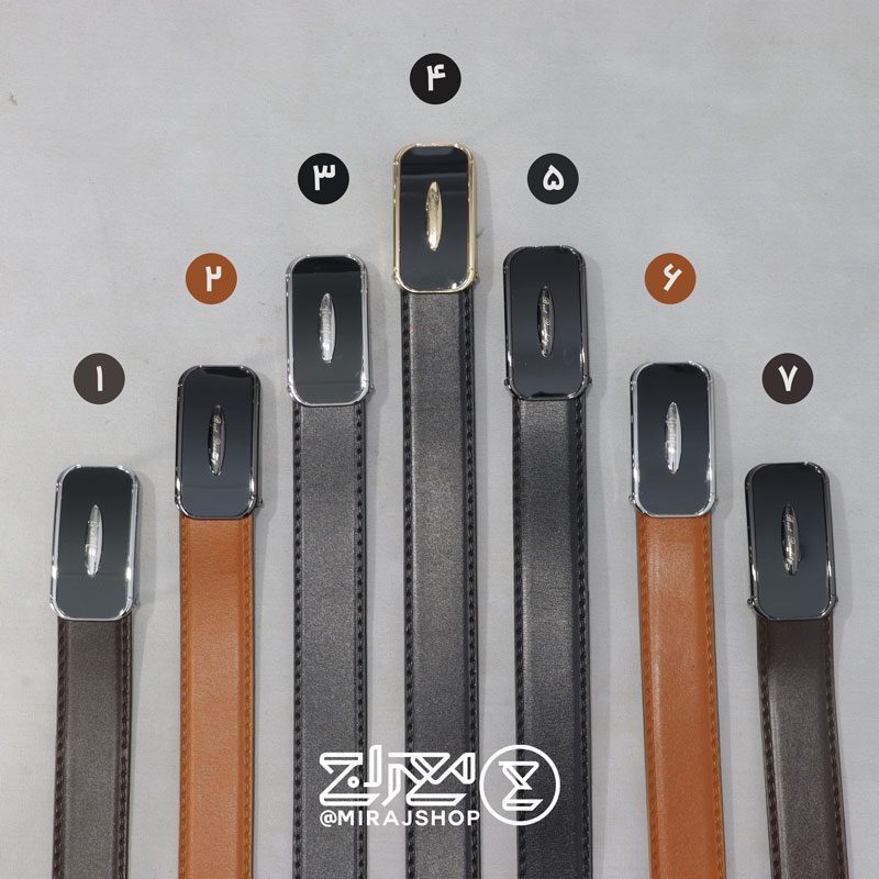 صفحه نخست 35 کمربندمردانه چرم طبیعی مدل پلاکی رادین