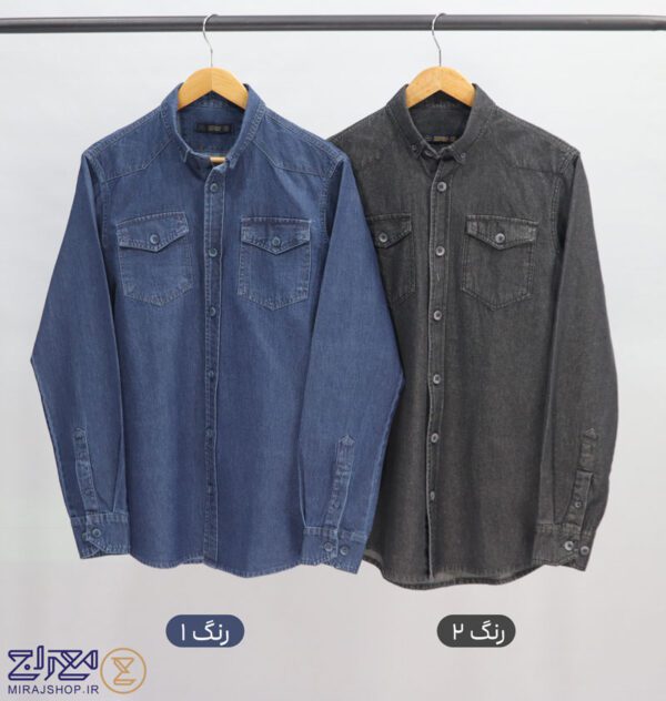 پیراهن پنبه جین مردانه