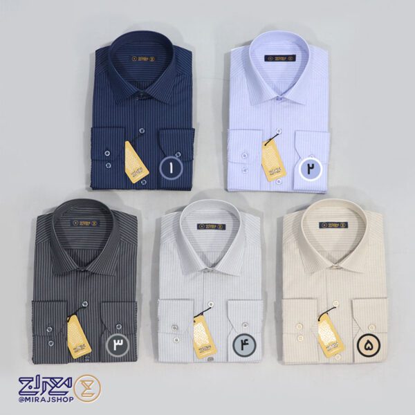 پیراهن مردانه تترون الوند یقه دار