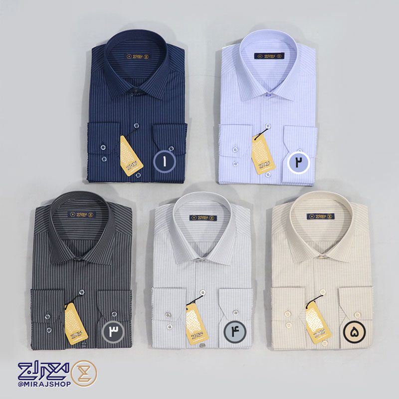 پیراهن مردانه تترون الوند یقه دار