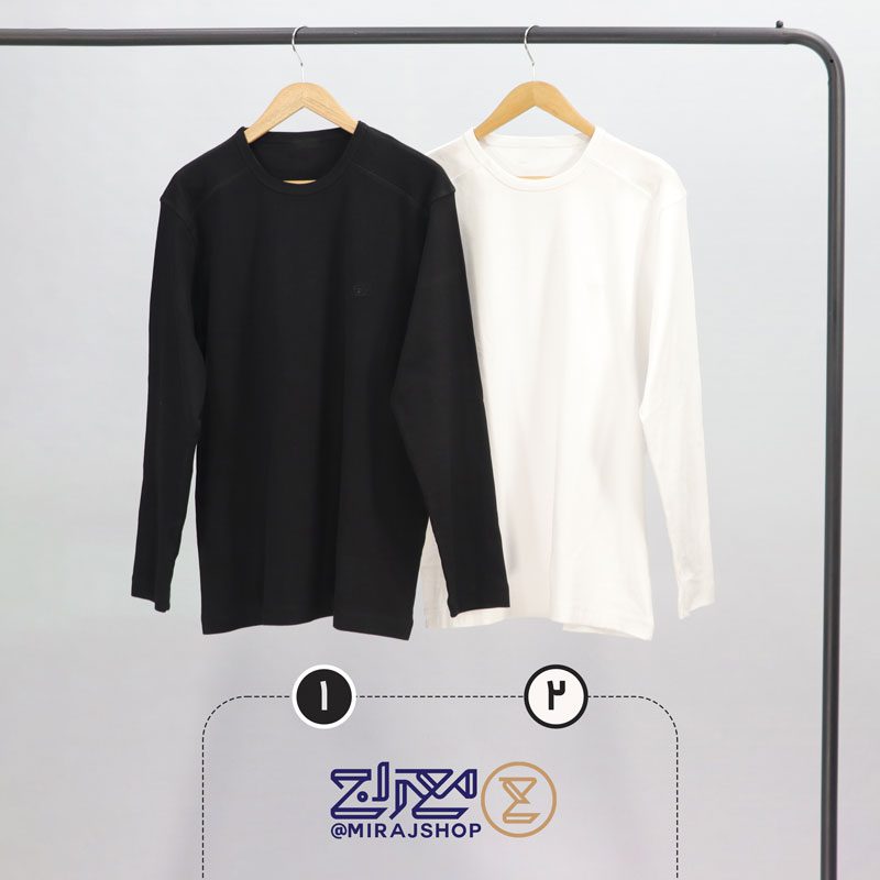 بلوز مردانه پنبه فانریپ یقه گرد