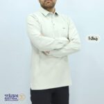 بلوز مردانه پنبه سلانیک یقه دار